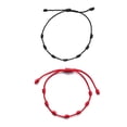 thumbnail image 4 of Sonducket Pulseras anudadas, tejida de longitud, suministros de joyería para mujer, accesorios populares hechos a mano para mujer, Ropa, zapatos y accesorios Miscelánea Negro, 4 of 6