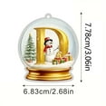 thumbnail image 3 of CuiLiyq 26 Letters Yellow Crystal Ball Acrylic Ornament Christmas Tree Pendant, Letter Ornaments for Christmas Tree Gifts, Cute Pendant Christmas Tree Pendant Ornaments (Acrylic, Letter-D), 3 of 3