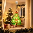 thumbnail image 3 of Christmas Window Lights, Warm LED Hanging Window Decorative Lamp Battery Operated for Fireplace Wall Front Door Xmas Holiday Indoor Home Decor, 3 of 7
