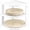 White, variant on Plate Organizer for Cabinet - 3 Tier Bamboo Corner Shelf Cabinet Organizer for Plates, Bowls, Mugs and Pantry Storage, Space Saving Countertop and Cabinet Corner Shelf, 10 x 10 x 9.5 Inch