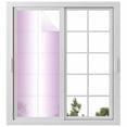 thumbnail image 2 of Light Purple Ombre Window Privacy Film, Modern Gradient Abstract Art Static Cling UV Sun Blocking Tint Film Heat Control Windows Films for Bedroom Bathroom, Window Stickers 23.6"x59", 2 of 8