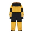 thumbnail image 4 of longantii Girls Boys Snow Suit One Piece Snowsuit Waterproof Windproof Outdoor Overalls Winter Warm Snowboard Snowbib Snow Clothes Yellow 3-4 Years, 4 of 6