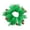 Green, variant on Halloween Dog Collar with White Tulle and Red and Green Pom Poms, Adjustable Fit, White, for Small Dogs and Cats, Pet Necklace Collar Decoration