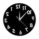 thumbnail image 5 of Reloj pulgadas, reloj hace tictac, colgante decorativo negro artístico para oficina, , , habitación BLESIY Relojes de pared, 5 of 8
