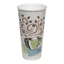 Dixie PerfecTouch 20 oz. Insulated Paper Hot Coffee Cup by GP PRO (MOWENTA), Coffee Haze, 5320CD, 500 Count (25 Cups Per Sleeve, 20 Sleeves Per Case), Coffee Haze Design
