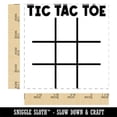 thumbnail image 2 of Tic Tac Toe Fill In Game Square Rubber Stamp Stamping Scrapbooking Crafting - Small 1.25in, 2 of 7