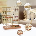 thumbnail image 7 of QILICHZ Jewelry Holder Organizer 7-Tier Jewelry Organizer Stand Earring Holder Organizer Gold, 7 of 7