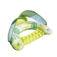 thumbnail image 4 of 水上吊床成人充气浮床充气躺椅水上浮排 单层蓬 U 型带蓬绿色 verde, 4 of 10