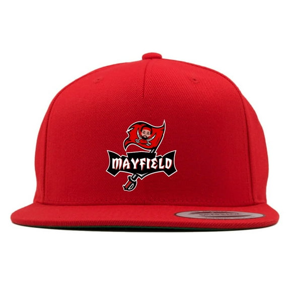Snapback Baker Mayfield Logo Bucs Buccaneers Hat