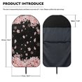 thumbnail image 7 of Uourmeti 1 Pack Terry Cloth Car Seat Cover Stain Resistant Waterproof, Compatible with Van Automotive Seat Truck Seat Car Seat Cover Protector(Pink Cherry Blossom Theme), 7 of 7