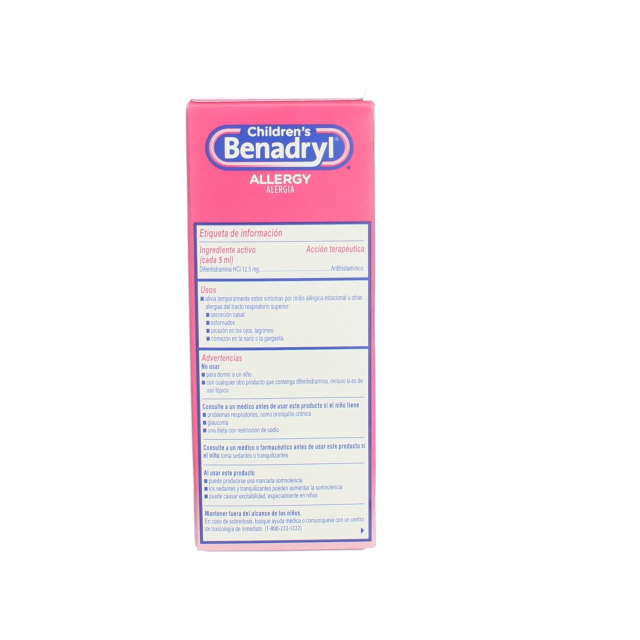 Benadryl Allergy Liquid Cherry For Children 4 oz (Pack of 2)