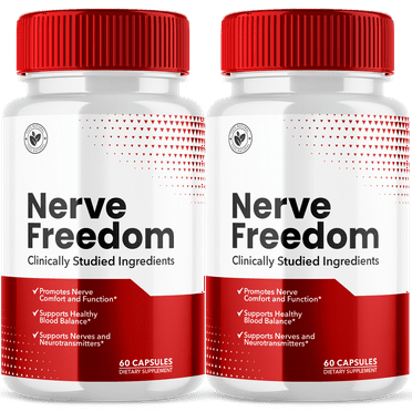 Nerve Freedom Advanced Formula Nerve Support Pills Max Strength Vitamin 120 Capsules