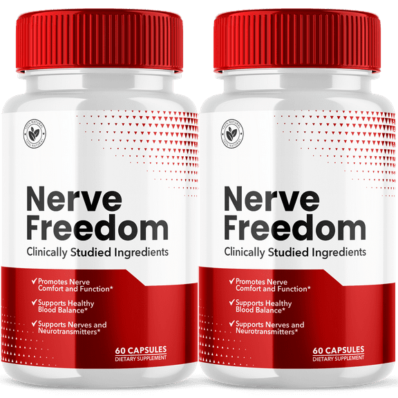 Nerve Freedom Advanced Formula Nerve Support Pills Max Strength Vitamin 120 Capsules