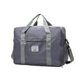 thumbnail image 2 of maho Sports & Travel Duffle Bag - Foldable Weekenders Bag For Traveling Women & Men - 35L Overnight Lightweight Duffel Bags With Shoe Pocket Gray on Clearance, 2 of 7