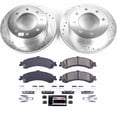 thumbnail image 3 of PowerStop Rear Z23 Evolution Sport Carbon-Fiber Ceramic Brake Pad and Drilled & Slotted Rotor Kit Fits: CHEVROLET GMC Select Models K5225, 3 of 10