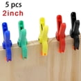 thumbnail image 5 of 5Pcs 2Inch Mixed Color Spring Clips Diy Woodworking Tools Plastic Nylon Clamps Blue, 5 of 8