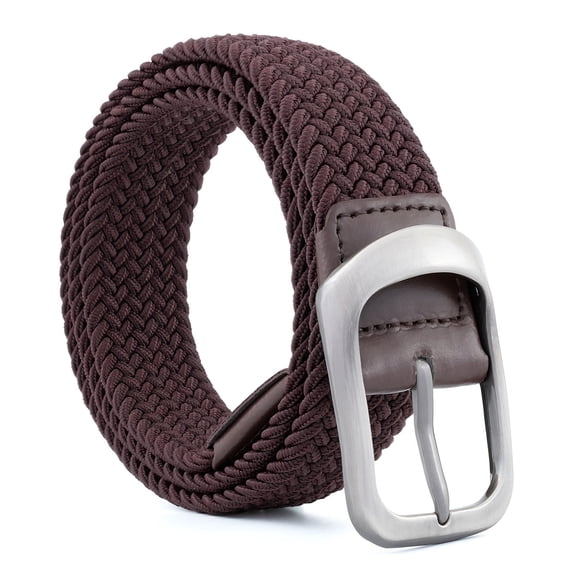 Men's Stretch Braided Golf Belt, 1 3/8 Inch Casual Sports Golf Belt for Men Snug Fit