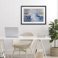 thumbnail image 3 of Stupell Industries Contemporary Blue Sea Mist Horizon Black Framed Print Under Glass, 23 x 17, by Creative Studio, 3 of 8