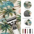 thumbnail image 5 of Area Rugs 4'x6'. Tropical Plant Carpet Runner Indoor Outdoor Rugs Home Decor Aesthetic, Summer Watercolor Boho Palm Tree on Linen Non Slip Mats Washable Accent Rug for Living Room Bedroom, 5 of 8
