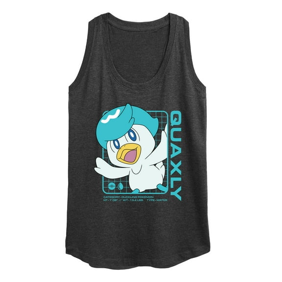 Pokémon - Quaxly Stats - Women's Racerback Tank Top