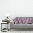 thumbnail image 3 of Ambesonne Abstract Throw Pillow Cover 4 Pack, Gradient Color Stripes, 20", Violet Blue Salmon, 3 of 7