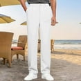 thumbnail image 2 of Mens Pants Casual Men's Clothing Men's Casual Pants Slim Fit Stretch Comfortable Dress Trousers Lightweight Business formal Wear Straight Leg Classic Versatile, 2 of 4