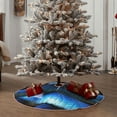 thumbnail image 4 of Bingfone Christmas Tree Skirt Mat Christmas Decoration Interior 30" -Blue Viper Snake 2, 4 of 6