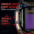 thumbnail image 2 of Casco de soldadura ANDELI con 4 luces LED de oscurecimiento automático, 2 of 8