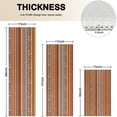 thumbnail image 4 of Orange Ethnic Stripe Pattern Kitchen Rugs Sets Of 3,Kitchen Runner Rugs Non Skid Washable,Decorative Kitchen Floor Mats for Kitchen,Sink,Laundry,17"x30"+ 17"x47" + 17"x59", 4 of 6
