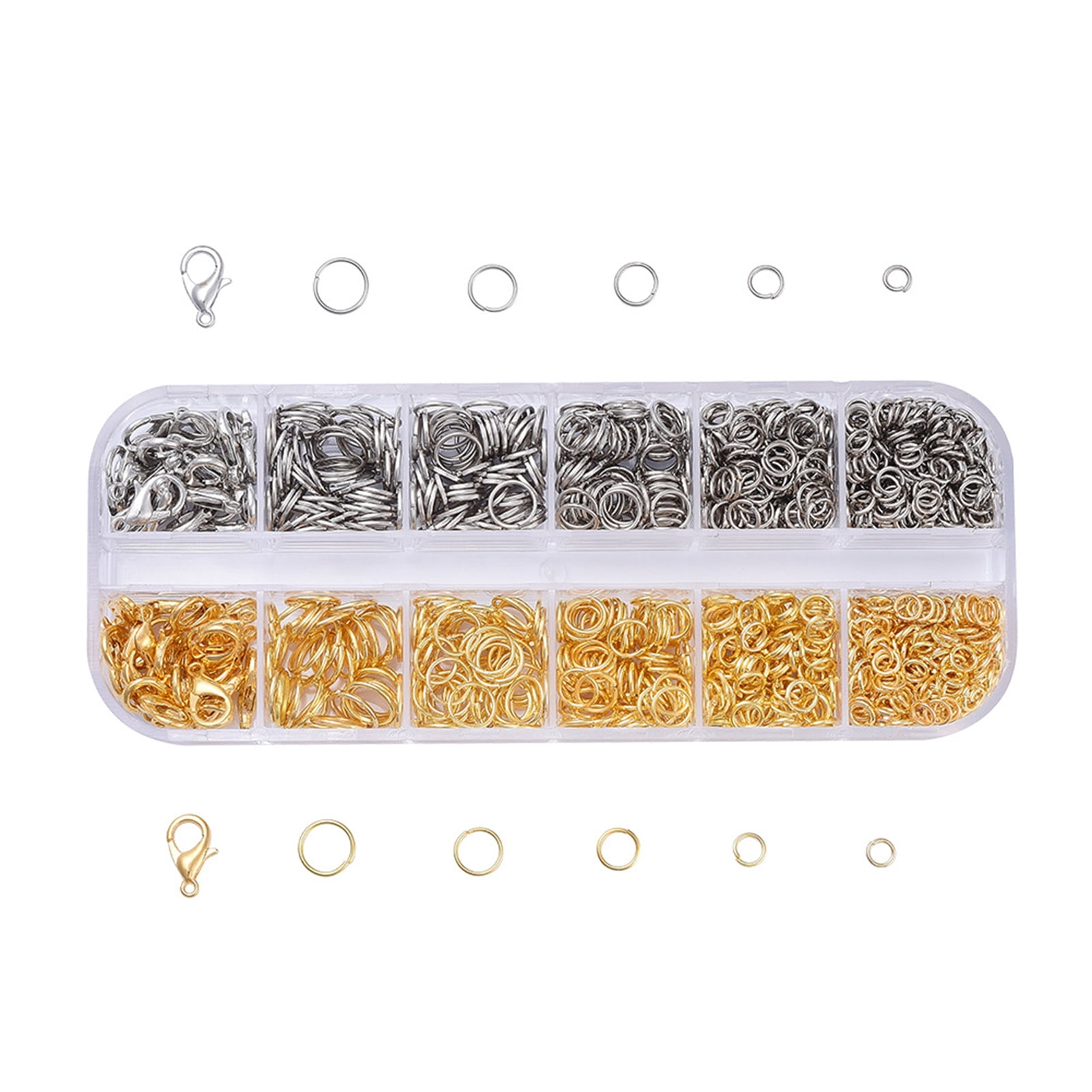 Xyer Open Jump Rings Kit Small Size Fashionable Jewelry Making