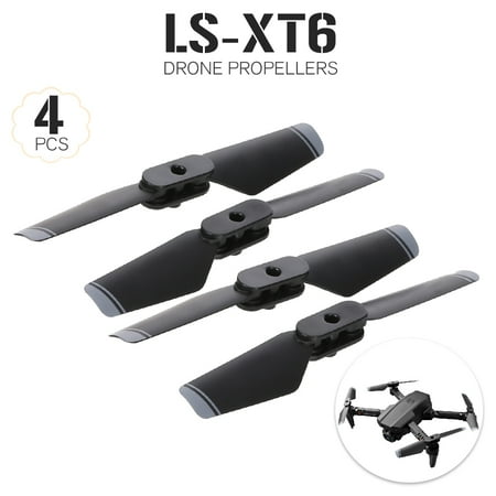 Compatible with LS-XT6 RC Drone 4pcs Drone Propeller Paddles for RC Quadcopter RC Drone Accessories