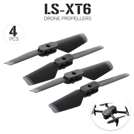 Image of Compatible with LS-XT6 RC Drone 4pcs Drone Propeller Paddles for RC Quadcopter RC Drone Accessories