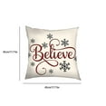 thumbnail image 3 of Floleo Christmas Pillow Covers Decoration, 18x18 inch Buffalo Plaid Farmhouse Red Christmas Winter Throw Pillows, Cushion Case Couch Decor for Christmas Home Outdoor Decorations, 3 of 6