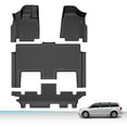 thumbnail image 2 of TPE Floor Mats Cargo Liner Carpets Fit for 2008-20 Dodge Grand Caravan All Weather, 2 of 9
