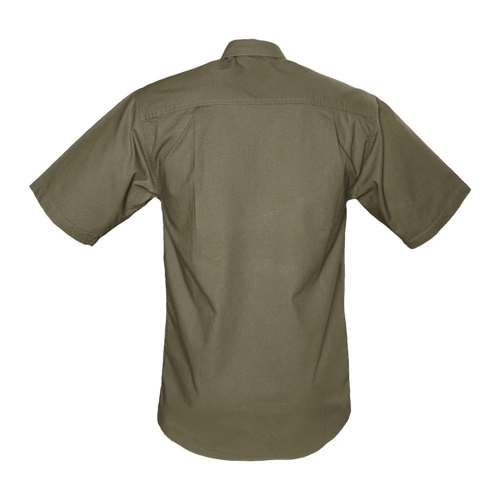 UNTAGE ■ Safari Short Sleeve Shirt [Khaki (UNISEX) b9482747-2d02-4b16-8ef3-