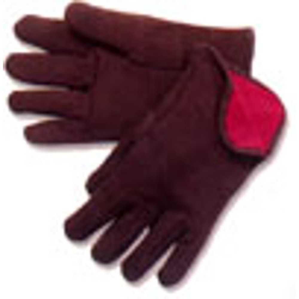 West Chester Protective Gear Fleeced Lined Brown Jersey Gloves (Sold