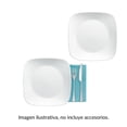 thumbnail image 3 of Plato Ensalada Corelle Pure White Cuadrado 22cm Blanco, 3 of 4
