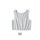 thumbnail image 5 of Jumpingount Chaleco de lesbianas, corsé de verano, transpirable, sin costuras, para forma al pecho, ropa interior, Tops para hacer ejercicio, trabajo Camisetas sin mangas Gris M Jumpingount AP011863-02, 5 of 6