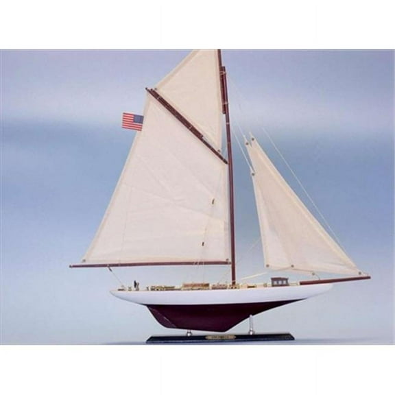 Handcrafted Model Ships D0404 Columbia Limited 25 in. Decorative Sail Boat