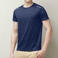 thumbnail image 1 of pstuiky camisetas de hombre, Blusas/camisetas casuales de verano para hombre, de color liso y cuello redondo ropa de hombre xxxxl, 1 of 9