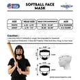 thumbnail image 7 of Exxact Sports Softball Face Mask Girls Youth & Adult, Protective Lightweight Fielders Mask Softball For Enhanced Performance (Dark Green, Youth), 7 of 7