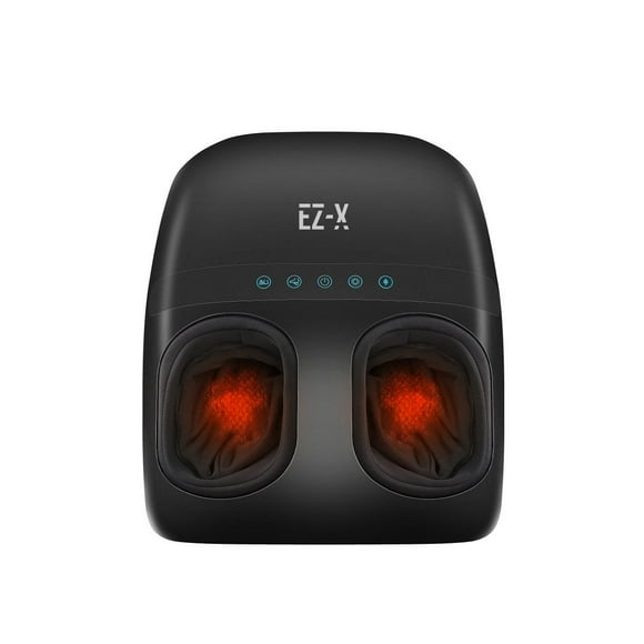 EZ-X Premium Foot Massager Machine with Heat - Heel and Foot Massage Therapy for Relaxation and Pain Relief