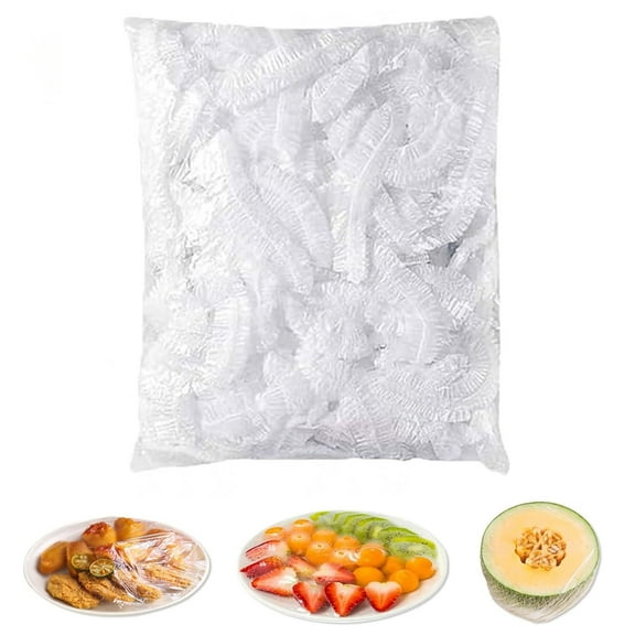 Chiclify Plastic Covers,Food Cover Dish Covers, Reusable Elastic Stretch Fresh Keeping Bags, Kitchen Dining Plate Bread Proofing Food Storage Covers, Universal Kitchen Plastic Wrap