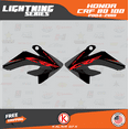 thumbnail image 2 of Kalair GFX Graphics Kit for Honda CRF80 (2004-2010) Lightning Series, 2 of 5
