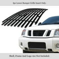 thumbnail image 2 of APS Compatible with Nissan Armada 2004-2007 & 04-15 Titan Lower Bumper Black Billet Front Grill Grille Insert N85413H, 2 of 7