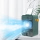 thumbnail image 3 of Mini enfriador de aire portátil con humidificador y purificador | Ventilador de escritorio recargable por USB para oficina, dormitorio y viajes | Ventilador personal con gran tanque de agua y, 3 of 5