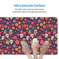 thumbnail image 4 of Pofeuu Apricot color Skull flower Print Mouse Pad,Rubber, Multipurpose Comfortable Waterproof Mousepad Desk Mat for Gamer Office Home, 4 of 8