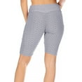 thumbnail image 3 of Women's High Waist Pockets Mesh Athletic Running Yoga Gym Biker Shorts, 3 of 6