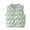 Mint Green, variant on bbymog Winter Puffer Vest for Girls and Boys Sold Color Lightweight Button Down Jacket Coat Fall Outerwear Jackets Mint Green 4 Years