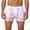 White, variant on Swim Trunks Mens 3 Inch See Through No Mesh Liner Men's Swimwear Bathing Suit Short Swimming Trunks for Men Beach Shorts Purple